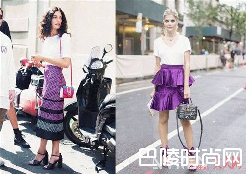 紫+白介绍_炎日下如何穿出清凉感？这几条配色建议请收下