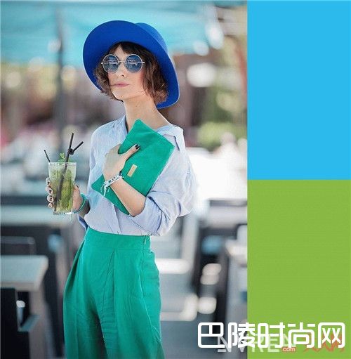 绿+蓝介绍_炎日下如何穿出清凉感？这几条配色建议请收下