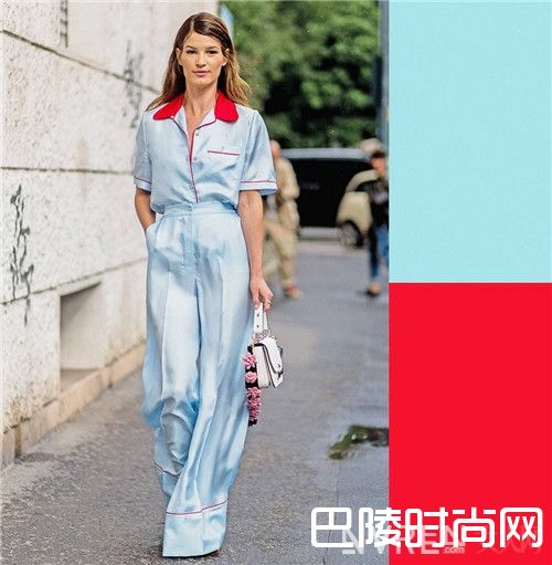 蓝+红介绍_炎日下如何穿出清凉感？这几条配色建议请收下
