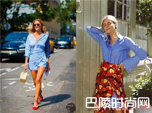 条纹衬衫如何搭配？_这个夏天不只有白衬衫 这4款衬衫帮你打造时髦