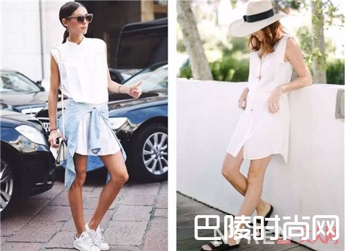 版型设计搭配_今夏最潮搭配是什么 当然还是衬衫裙+平底鞋