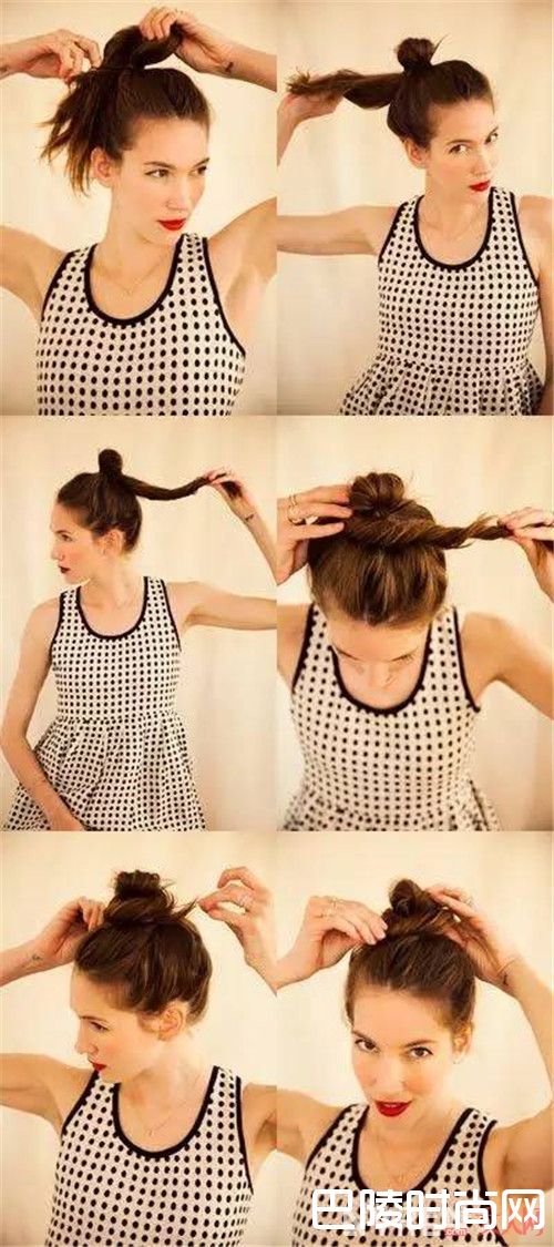 丸子头的扎法图解_去健身房不会扎这些发型我都不好意思撸铁！