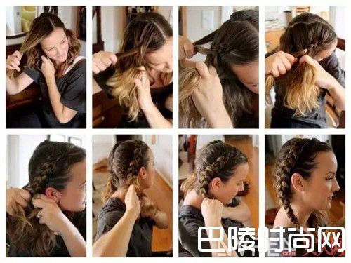 双麻花辫的编法_去健身房不会扎这些发型我都不好意思撸铁！