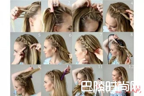 头巾辫发扎发图解_去健身房不会扎这些发型我都不好意思撸铁！