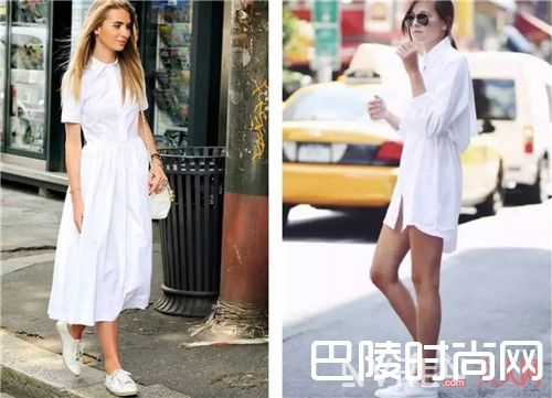 印花颜色搭配_今夏最潮搭配是什么 当然还是衬衫裙+平底鞋