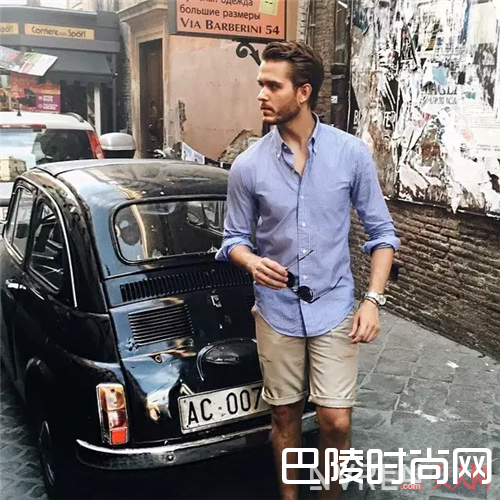 帅气短裤介绍_看这里,教你如何让傻大个男朋友秒变型男