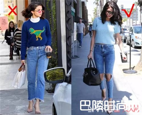 拼色牛仔阔腿裤为什么不好搭配?_这5个所谓超火的单品 其实处处都是坑~