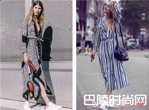 版型设计搭配_今夏最潮搭配是什么 当然还是衬衫裙+平底鞋