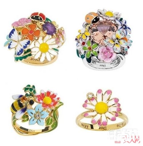Diorette珠宝系列有什么新颖特色_花朵系列珠宝有哪些?这10款花朵系列珠宝是夏日里最美的吗