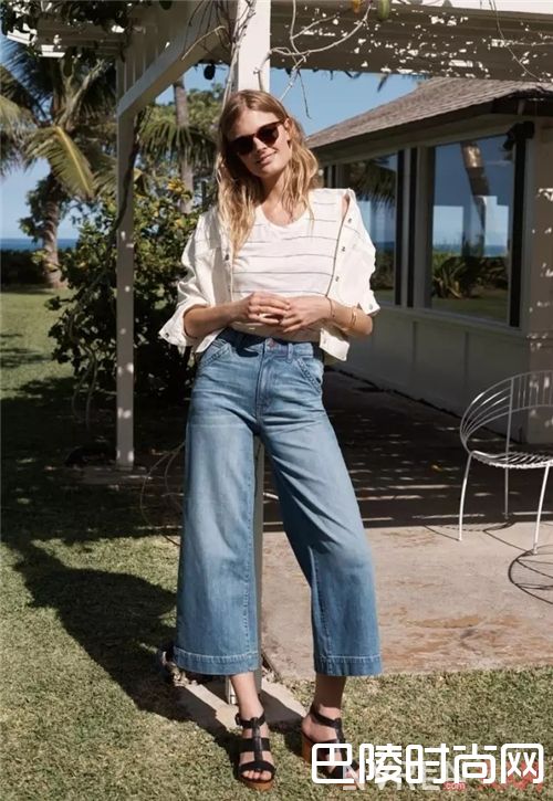  哪款阔脚裤显得帅气？_夏天怎么时髦又清爽地穿裤装？我选择这三条阔脚裤！