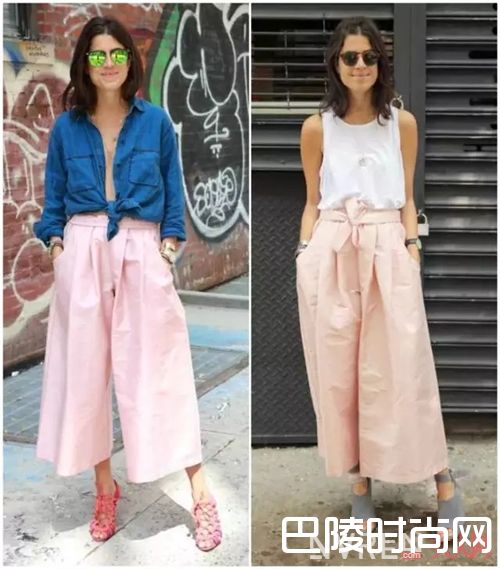 哪款阔脚裤显得温柔?_夏天怎么时髦又清爽地穿裤装?我选择这三条阔脚裤!