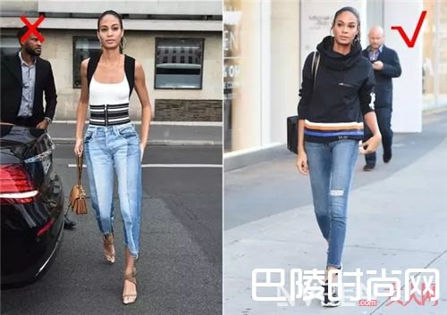 拼色牛仔阔腿裤为什么不好搭配?_这5个所谓超火的单品 其实处处都是坑~