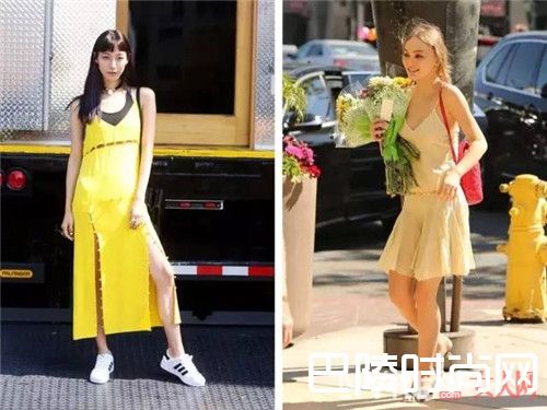 色彩吊带裙介绍_开启浪漫盛夏的最佳之选 一条动人的吊带裙