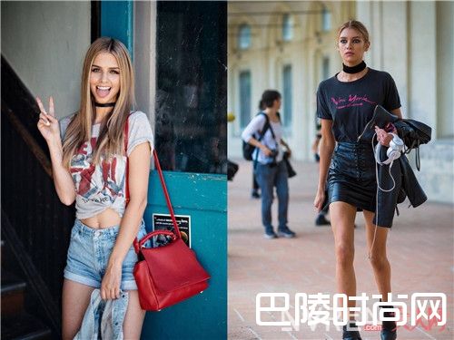 素面款Choker介绍_你最爱的Choker今年流行的是这几款 