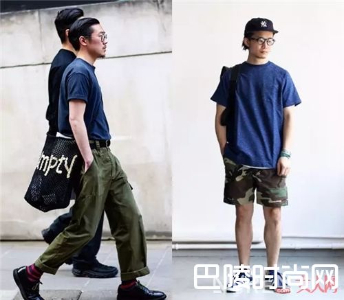 海军蓝T恤如何搭配？_告别黑白tee 这些有颜色的T恤让你帅出不同！