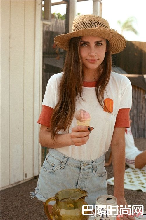 Ringer Tee＋短裤_这件复古T恤才是夏天最值得囤的单品