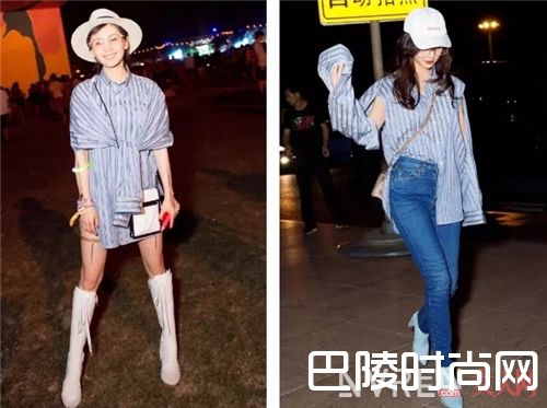 条纹单品如何显高？_学学宋慧乔的5大显高秘籍 属于你的欧巴还会远吗？