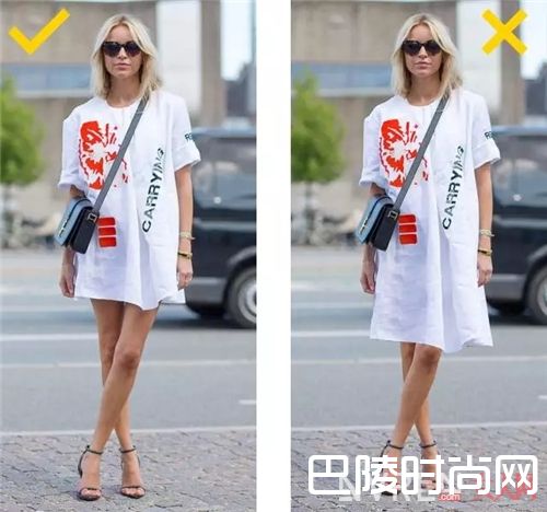 不同身材怎么选择T恤裙?_如何当个时髦懒人?首先你要有一件T恤裙!