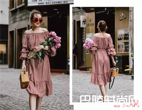  格纹连衣裙如何搭配？_度假正确的style 从这5条仙女裙装扮开始
