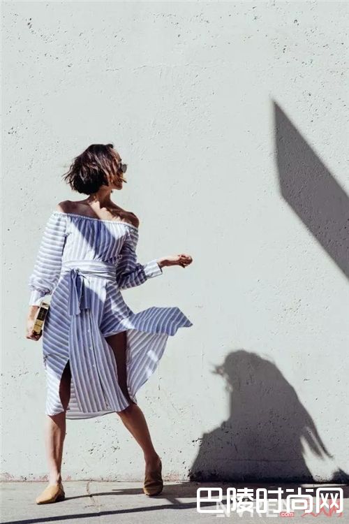 条纹连衣裙如何搭配？_度假正确的style 从这5条仙女裙装扮开始