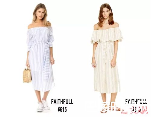 条纹连衣裙如何搭配？_度假正确的style 从这5条仙女裙装扮开始