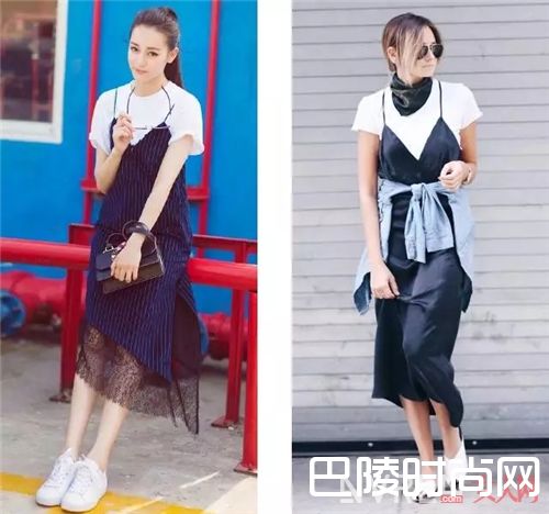 白T恤与半透连衣裙如何搭配？_白tee最时髦的5种穿法 我都为你选好了！