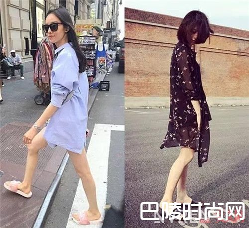 今年夏天流行搭配衬衫裙+拖鞋吗_今夏最舒服又时髦的穿搭：衬衫裙和什么鞋子搭配才最潮最时尚？