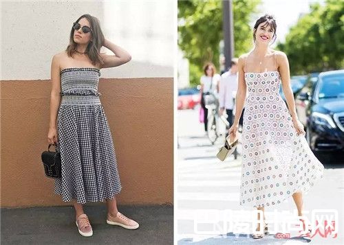 带跟凉鞋+中长伞裙介绍_这6款搭配真的是美炸了 学会让你加分的秘籍