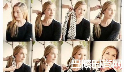丝巾绑法小技巧，get起来今夏绝对不无聊！_丝巾绑法小心机:这4个让造型让你夏天美的很高级！