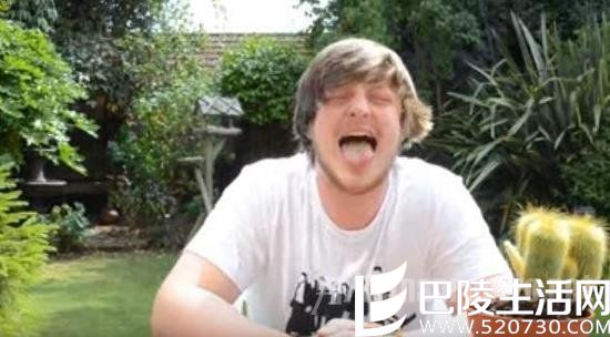 直播吃仙人掌图