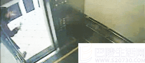 蓝可儿电梯诡异举动