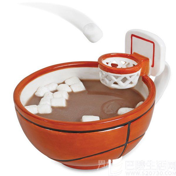 一个迷你篮球框马克杯