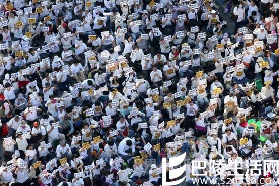 万人抗议同性婚姻现场 万人抗议同性婚姻现场