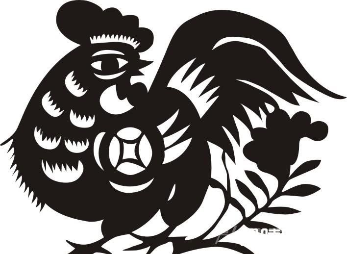 鸡剪纸 鸡剪纸