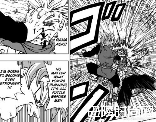 龙珠超漫画21话图文情报:未来特兰克斯惨遭黑悟空吊打