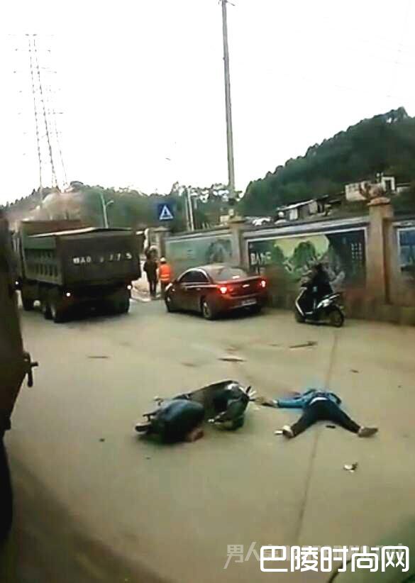 电动车车主头颅被碾压粉碎