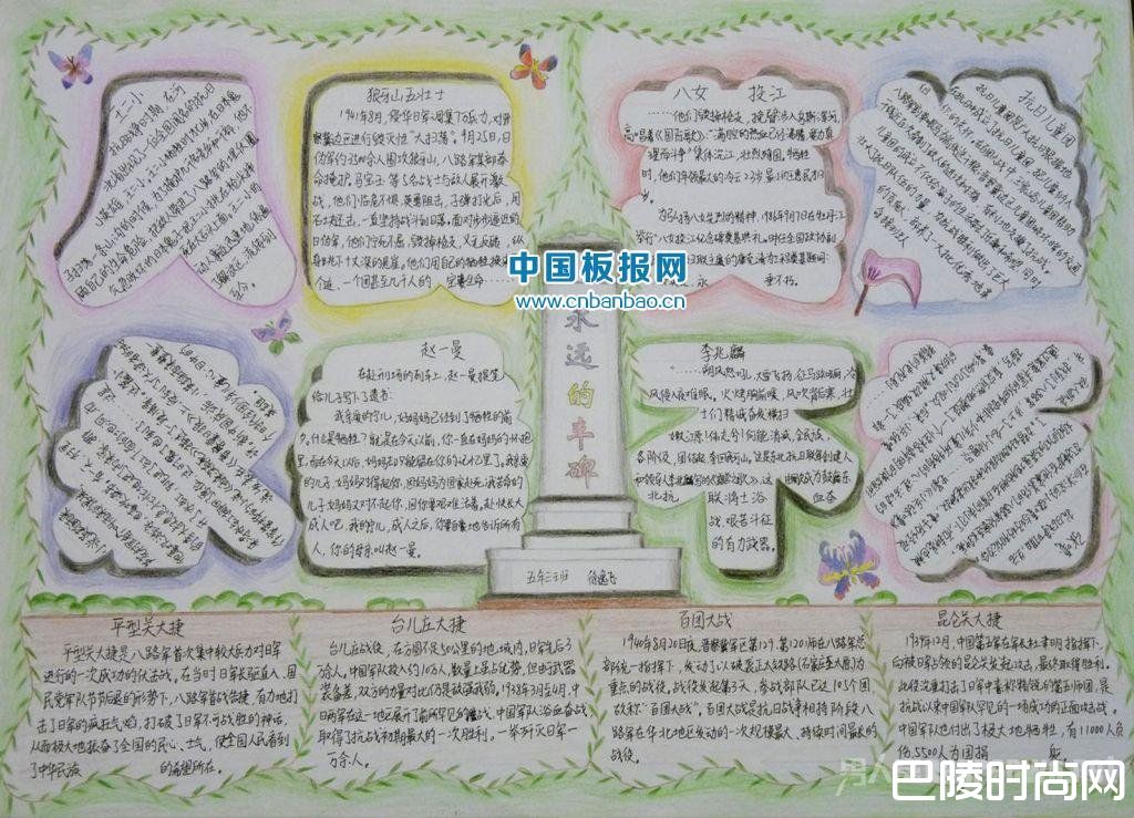 清明节手抄报之纪念先祖