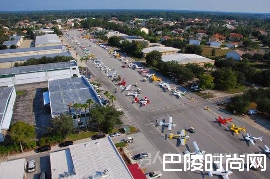 住宅型航空小镇俯拍 住宅型航空小镇俯拍