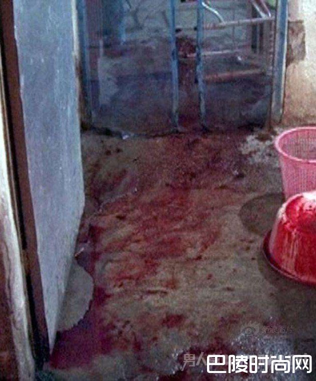 女友家人倒在血泊中