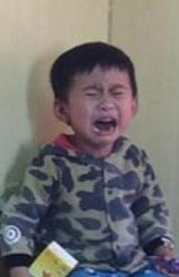 吓哭的儿子 吓哭的儿子