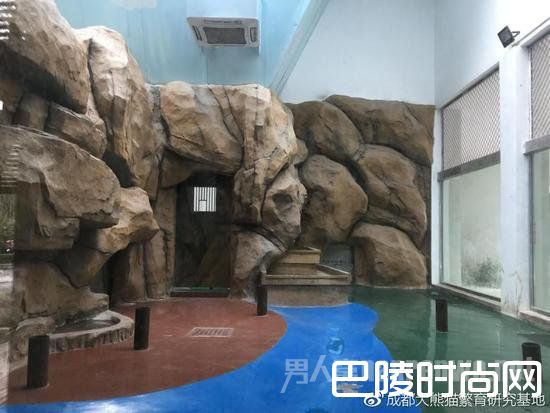 成都动物园熊猫馆内舍