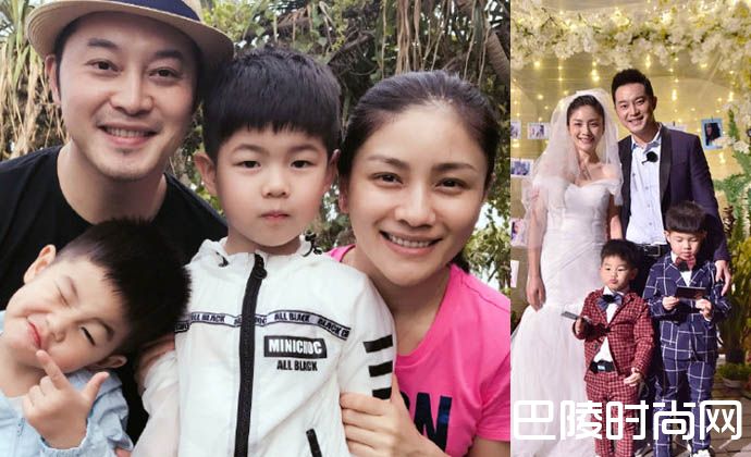 沙溢胡可再照婚纱照