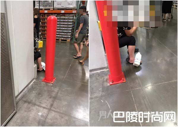 大妈用牛奶敷脚