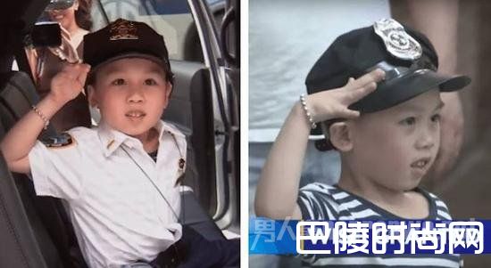 小男孩当警局局长 小男孩当警局局长