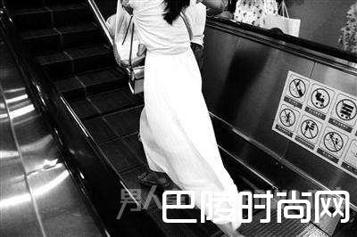 勿穿长裙坐电梯