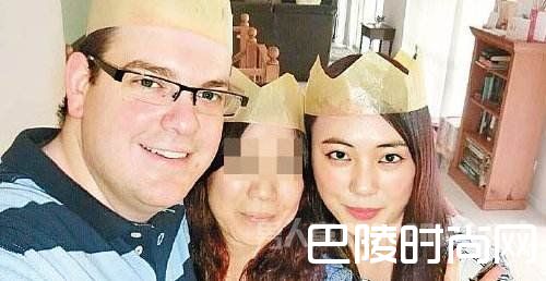 冷梦梅与白人姨夫