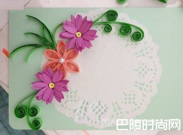 教师节衍纸贺卡教程