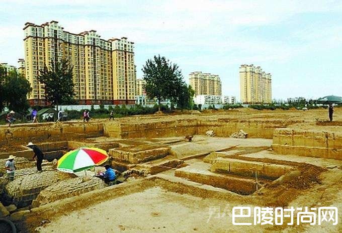 路县故城遗址考古现场 路县故城遗址考古现场