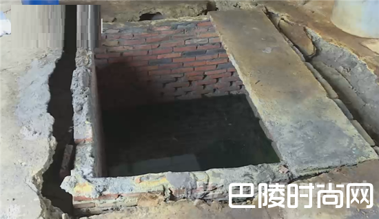 池子中的绿色不明液体