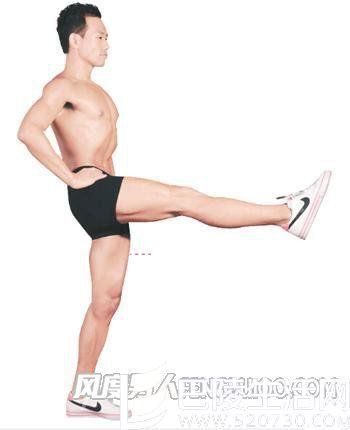 站姿前踢腿